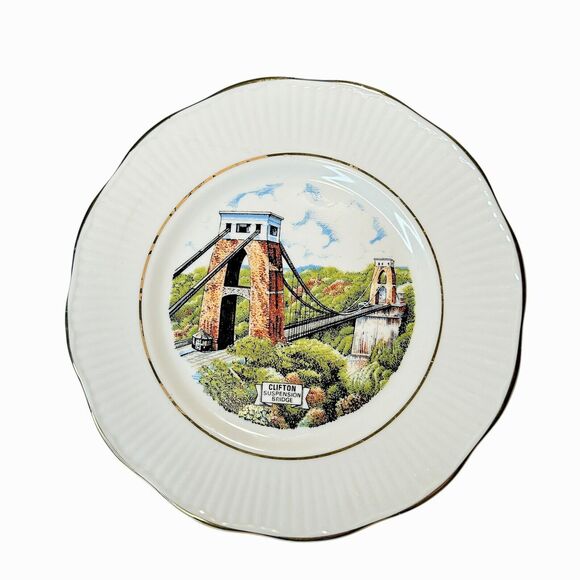 Reli Washbourne London China Decorative Plate Clifton Suspension Bridge England - Picture 1 of 7